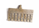 BR STD Class 4 Tank 80000: Brass Window Frames