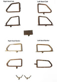 BR STD Class 4 Tank 80000: Brass Window Frames