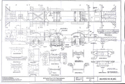 BR STD Class 4 Tank 80000: Frame Arrangement Drawing