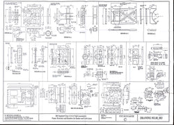 BR STD Class 4 Tank 80000: Frame Stretchers Drawing