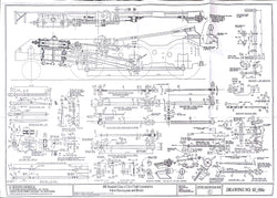 BR STD Class 4 Tank 80000: Valve Gear Layout and Details Drawing