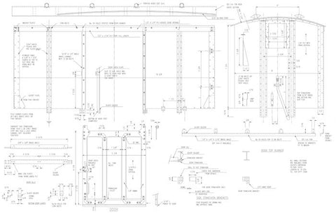 Wagons: LMS Diagram 2103 Van Drawing