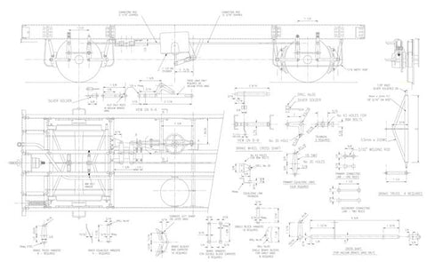 Wagons: LNER Standard Brake Van Drawing