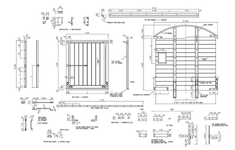 Wagons: LNER standard Merchandise Van Drawing