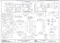 BR STD Class 4 Tender 75000: Cab Plates and Details Drawing