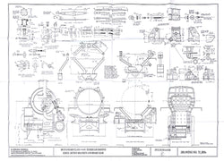 BR STD Class 4 Tender 75000: Horns, Motion Brackets, & Brake Gear Drawing