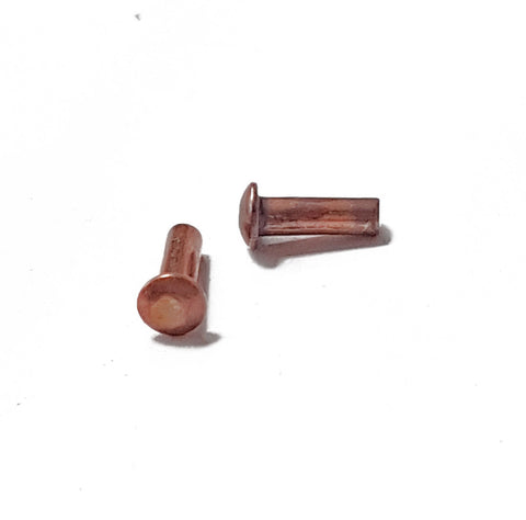Accessories: Oval Head Copper Rivets (100)