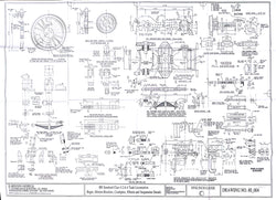 BR STD Class 4 Tank 80000: Wheels, Suspension details and Bogie Drawing