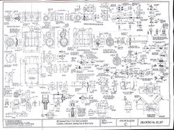 BR STD Class 4 Tank 80000: Cylinders, Lubricators, and Sanding Gear Drawing