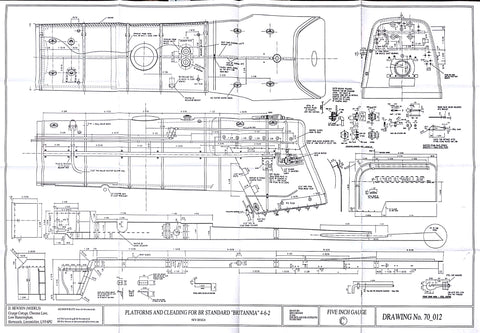 Britannia: Boiler Cleading and Side Platforms Drawing