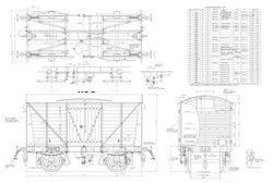 Wagons: BR 12T Van Drawing
