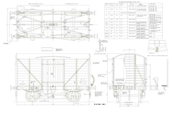 Gwr Wagon Drawings