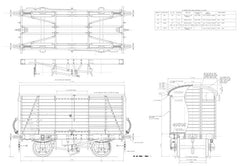 Wagons: Southern Railway 12T Vans 10ft WB to Diagram 1458