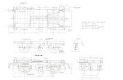 Wagons: BR Lowfit Drawing to Diagram 1-001