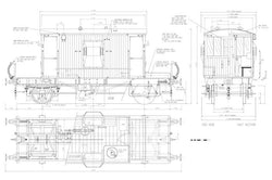 Wagons: LNER Standard Brake Van Drawing