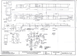 BR STD Class 4 Tender 75000: Cab Plates and Platforms Drawing