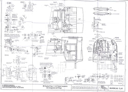 BR STD Class 4 Tender 75000: Cab layouts and Fittings Drawing